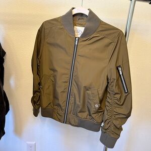 Rachel Roy Olive Green Bomber Jacket